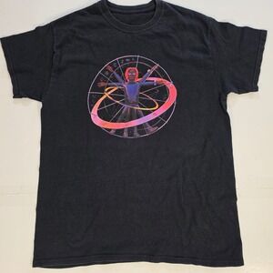 Young Thug Vitruvian Man Graphic T-Shirt Black Short Sleeve Crew Neck Tee